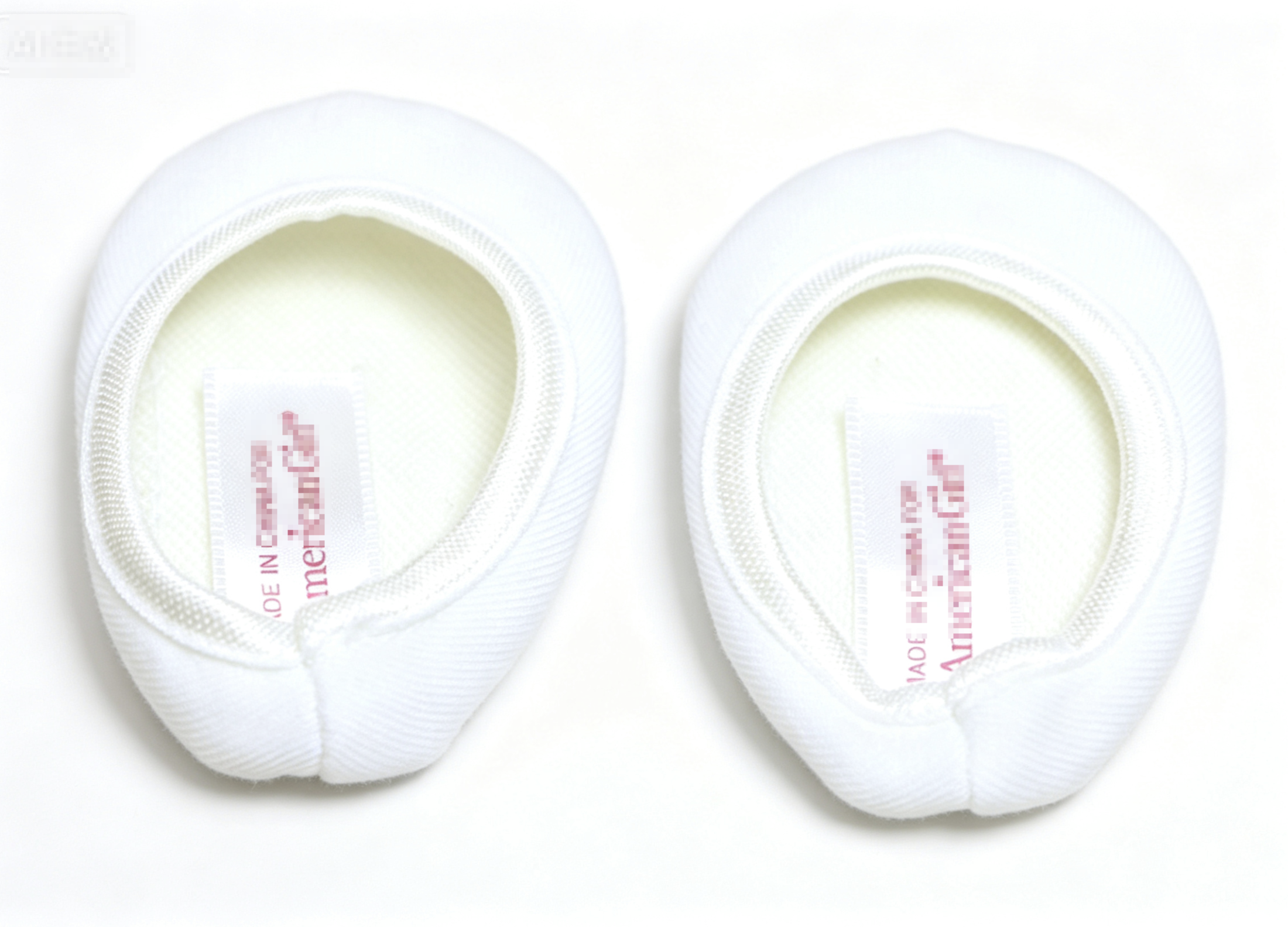 【A pair of white Ballet dance shoes for 18'' doll】 Main image