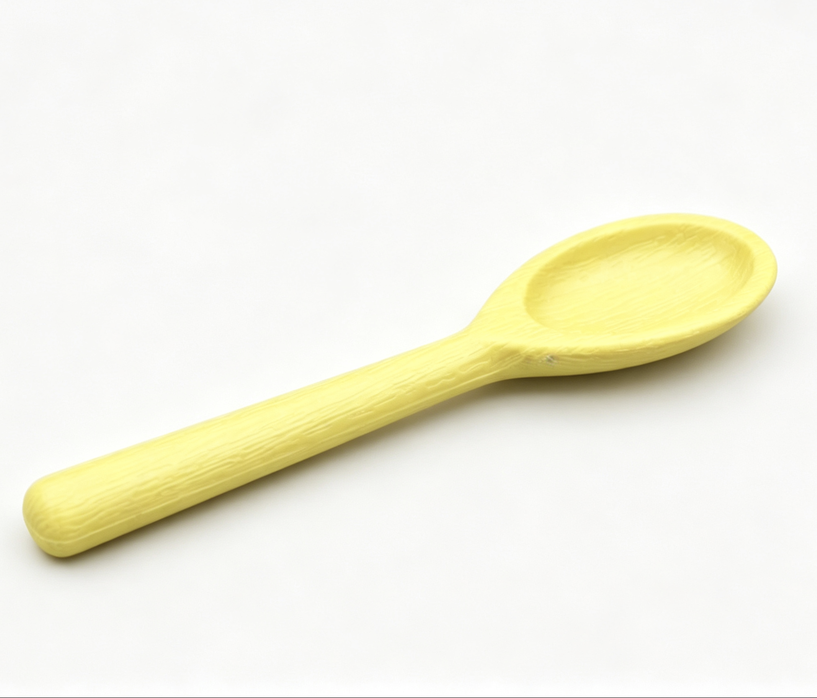 【Yellow Wooden Texture Spoon For 18'' Doll】 Main image