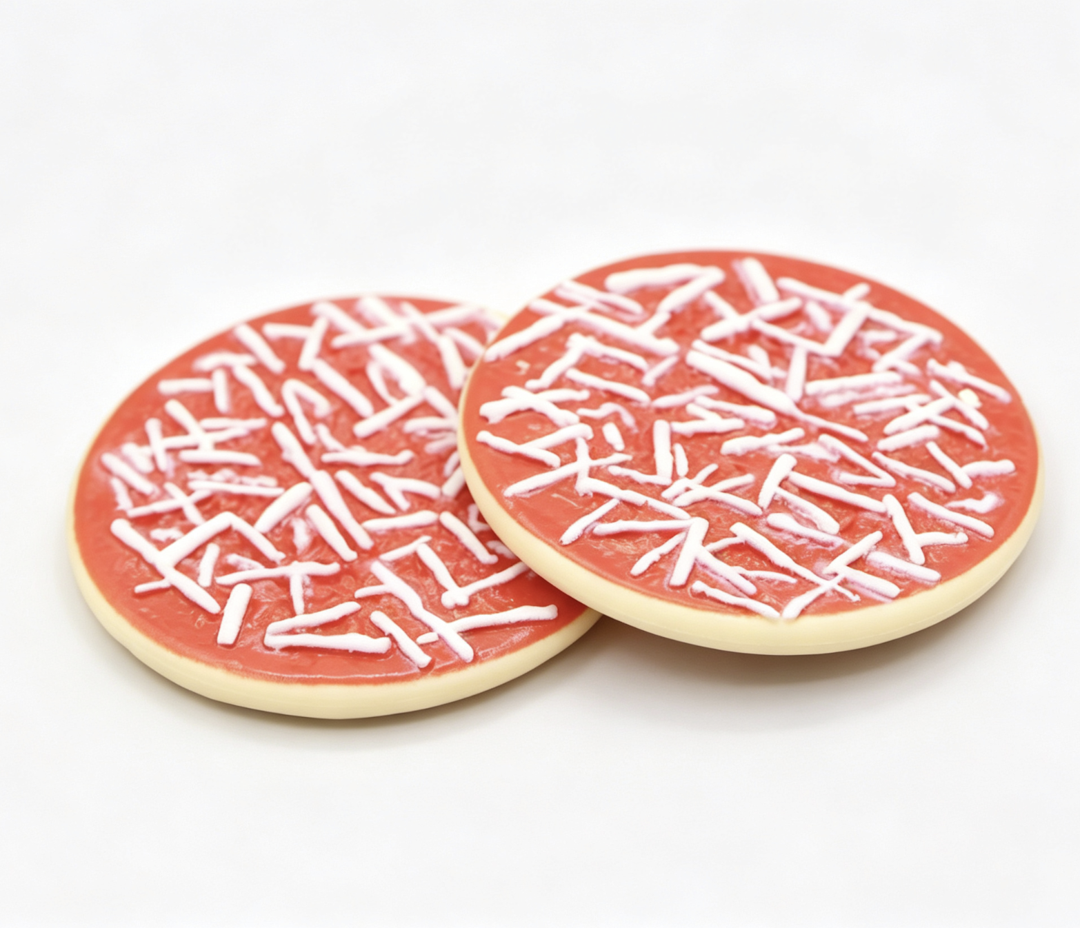 （Non-official third-party products）【2pcs Pizza fits 18'' doll food dinner pie】 Main image