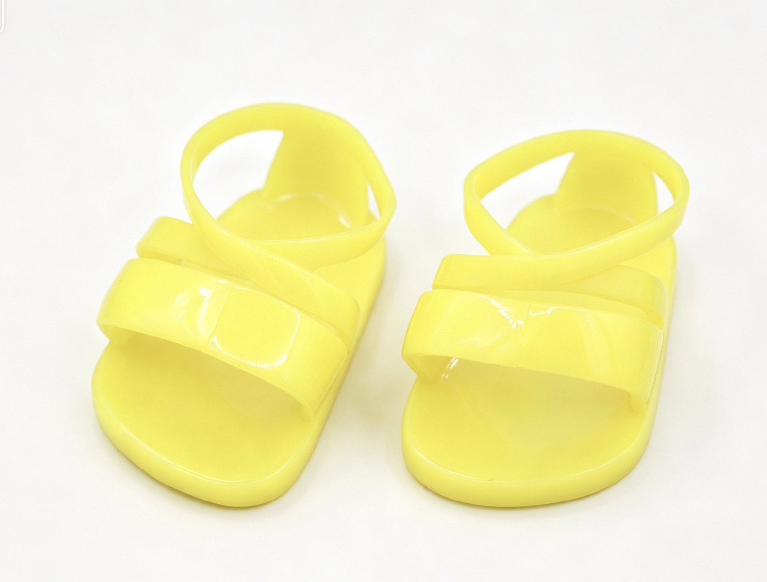 【 Yellow sandals from Fruity Fun Outfit for 15'' doll shoes】 Main image