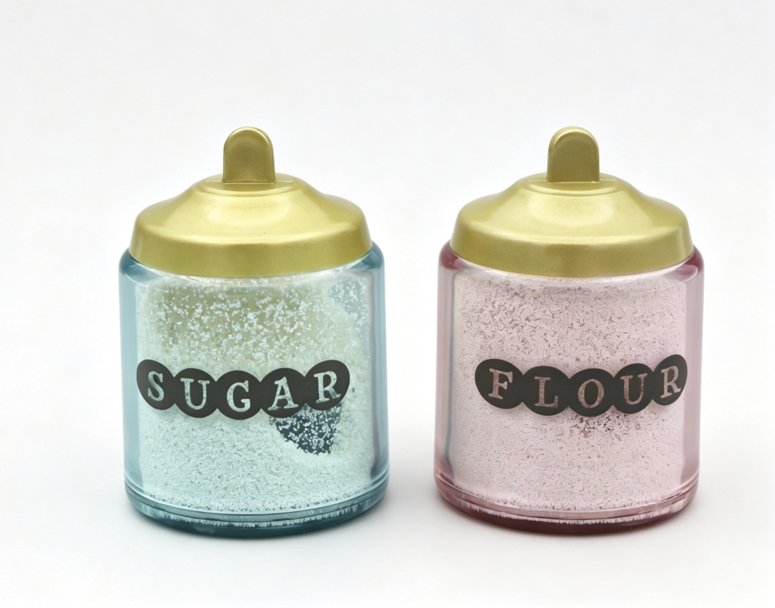 【kitchen baking bakery jar sugar & flour canister Set for 18'' doll】 Main image