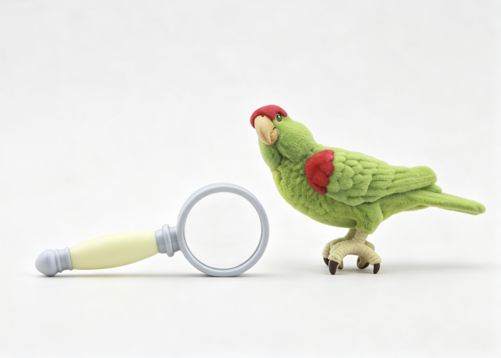 【 Parrot & Magnifying glass for 18'' doll Cecil Parrot Game Set】 Main image