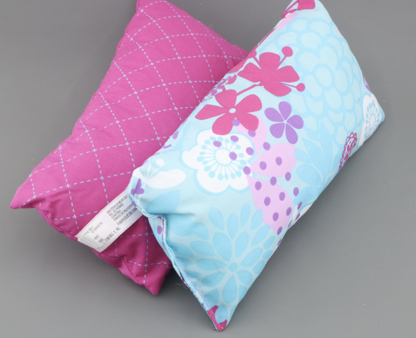 【Set 2 Floral Pink Pillow for 18'' doll White Trundle Daybed Bed Bedding】