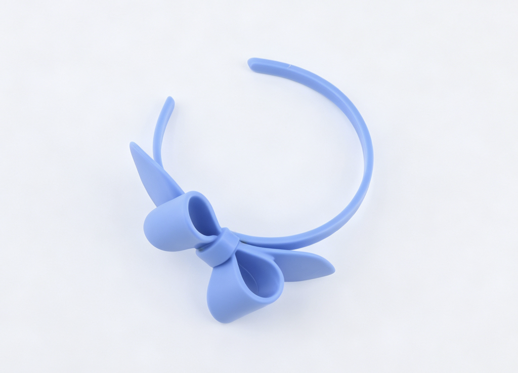 【 Light Blue Bow Headband for 14.5'' Doll】