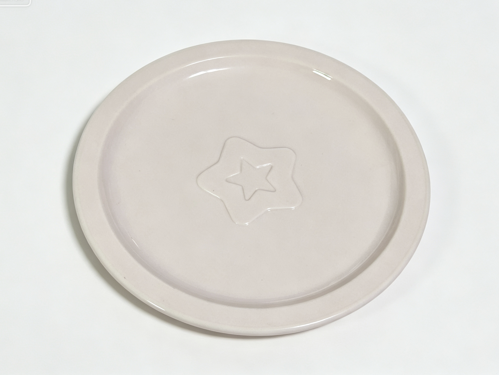 【4.6'' plate for bitty doll dinner snack food】 Main image