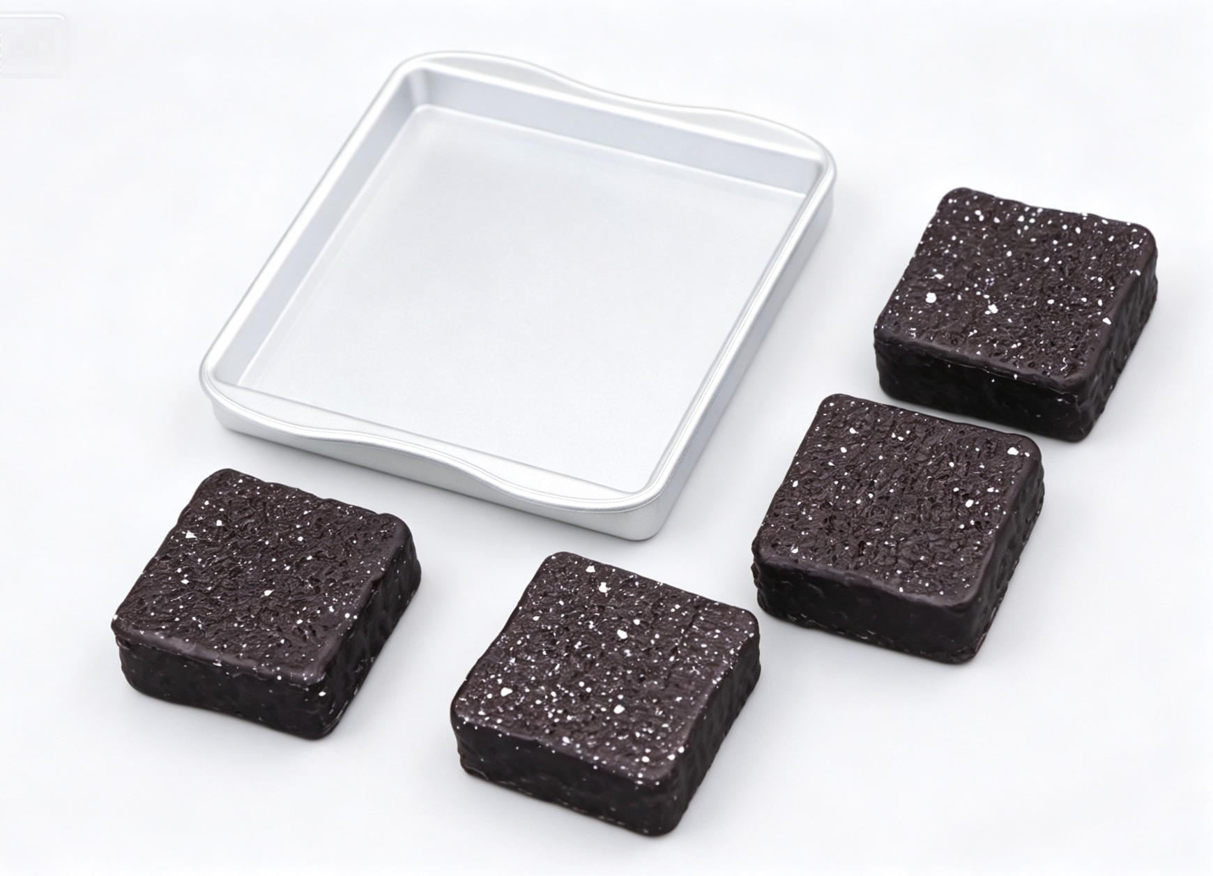 【Gourmet Kitchen brownie pan & 4 brownies for 18'' doll baking】 Secondary image