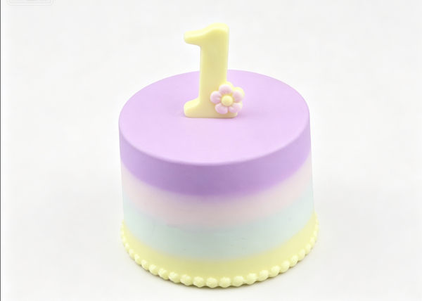 【Ombre Cake & candle from 1st Birthday Celebration】