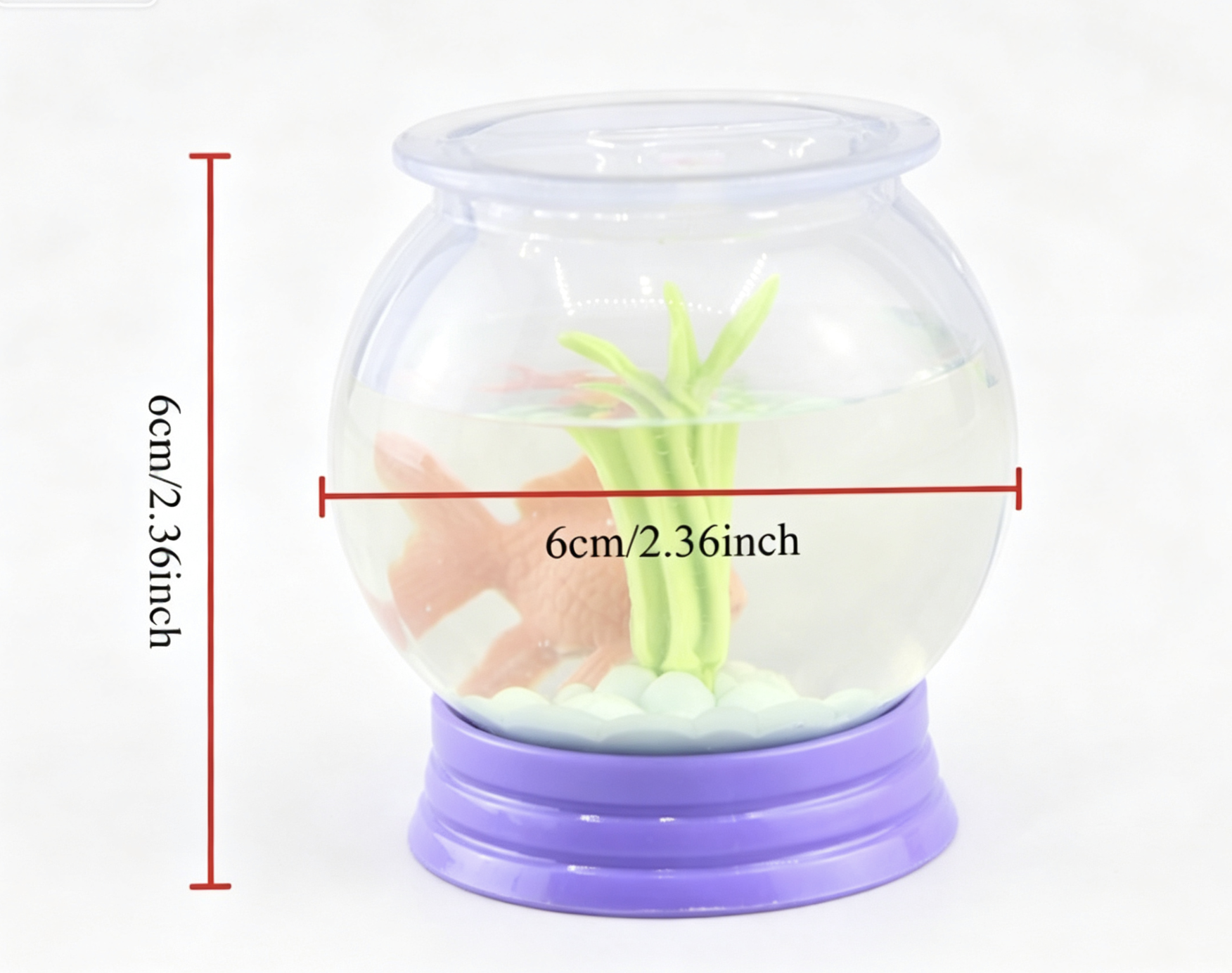【A goldfish bow fits 18'' doll cool classroom】 Secondary image