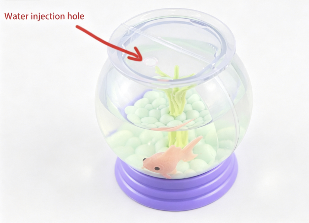 【A goldfish bow fits 18'' doll cool classroom】