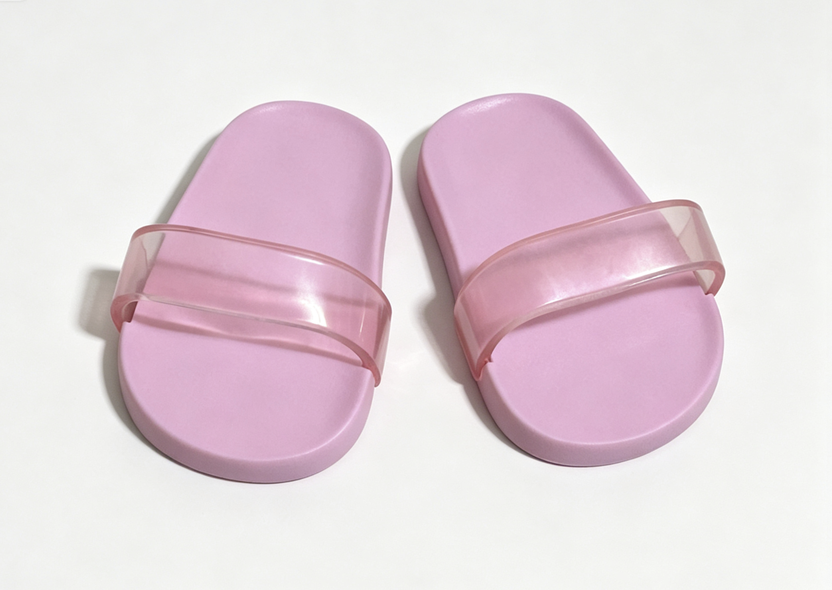 【 A pair of pink slippers for 18'' doll shoes Hotel & Spa set】 Main image