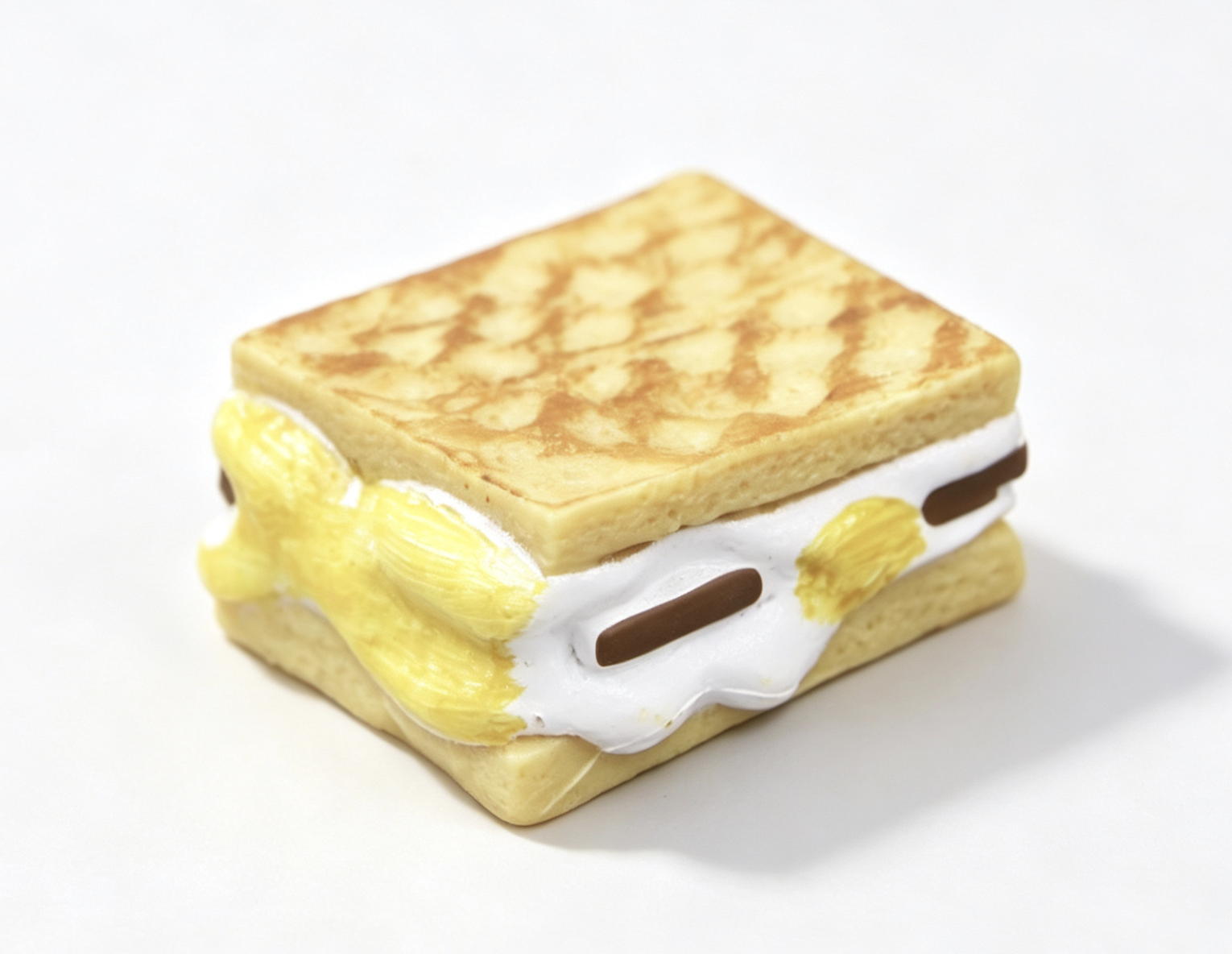 【A sandwich SMORES from Adventure Campfire Set for 18'' doll food】 Main image