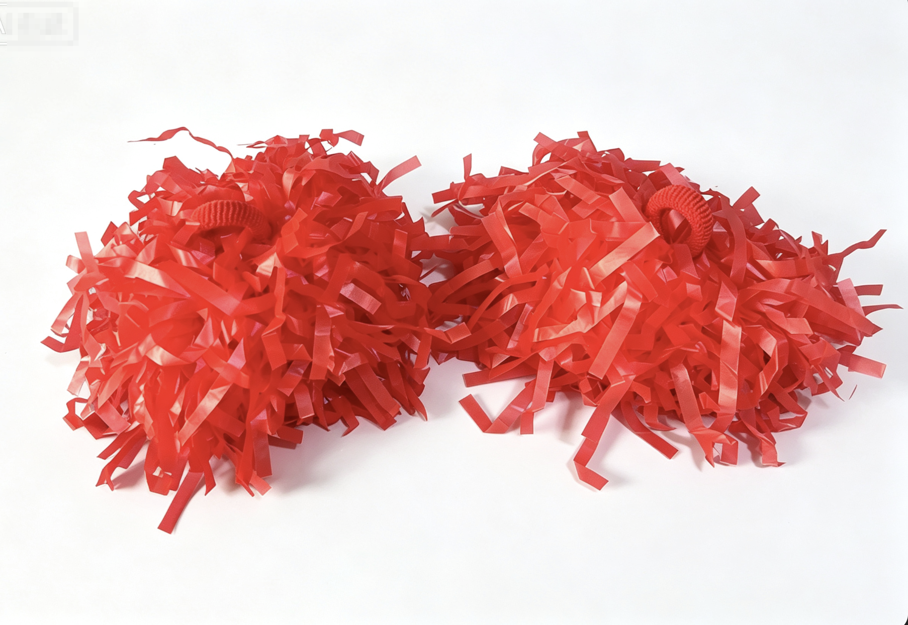 【2pcs red pompoms for 18'' Doll Cheerleader Outfit Pom Poms】 Secondary image