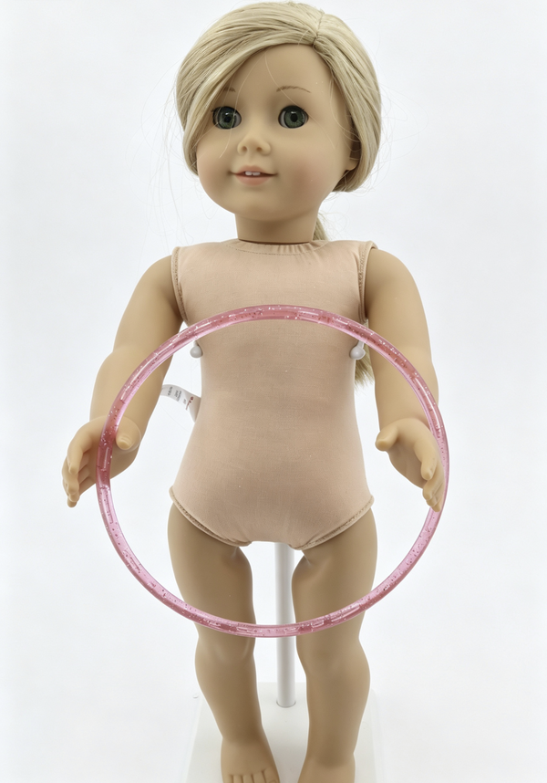 【 Pink Glitter Hula Hoop for 18'' doll】
