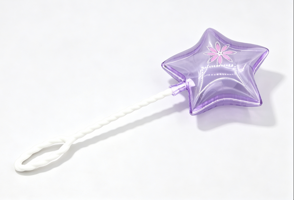 【Purple Clear Star Birthday Celebration Party BALLOON for 18" Doll 】