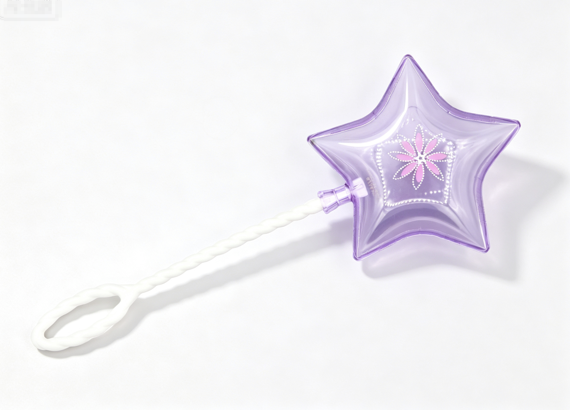 【Purple Clear Star Birthday Celebration Party BALLOON for 18" Doll 】 Main image