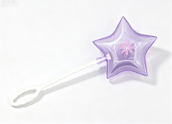 【Purple Clear Star Birthday Celebration Party BALLOON for 18" Doll 】