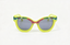 【Yellow Tropical Print Sunglasses for 18" Doll beach】