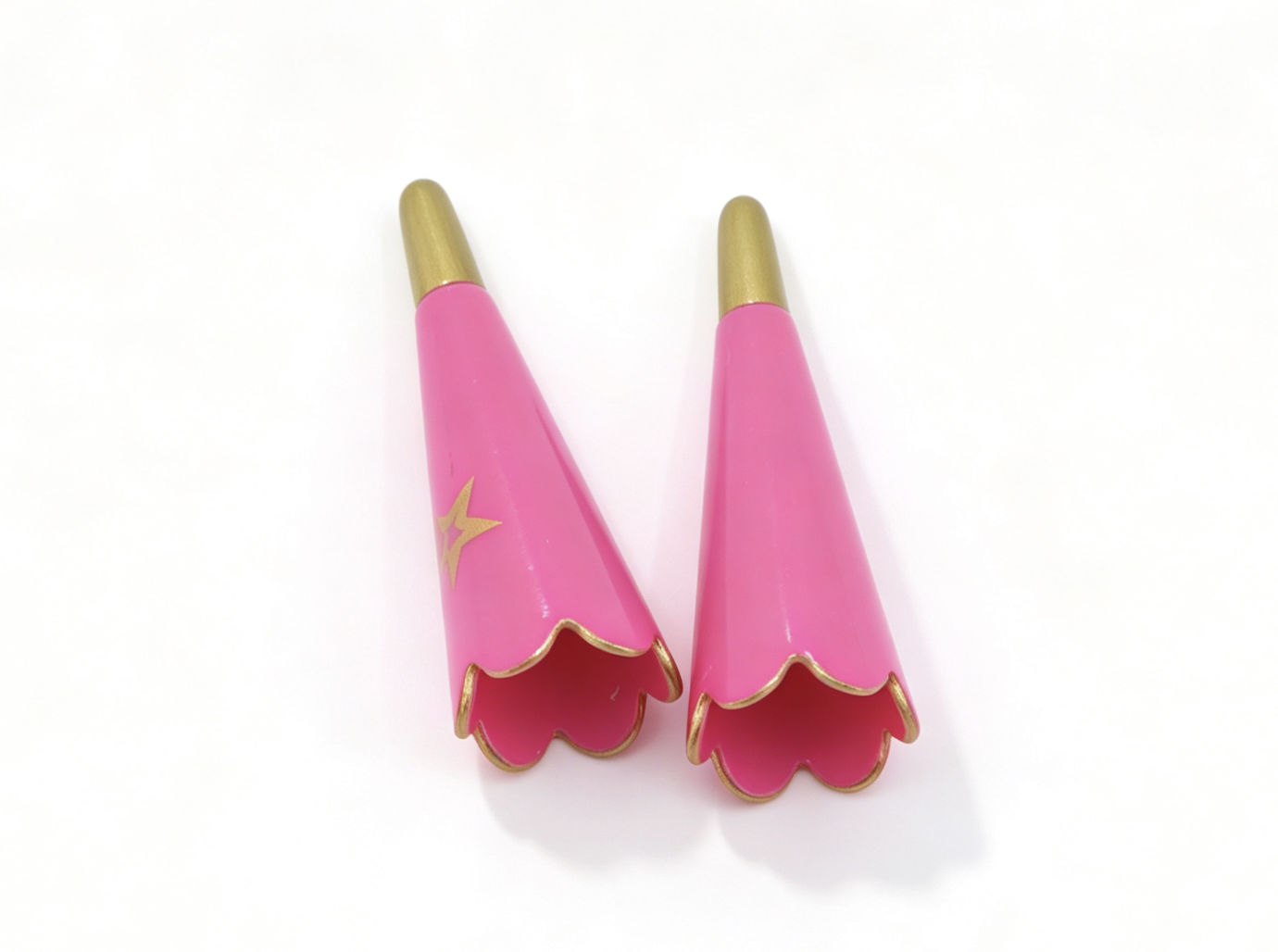 【2pcs Pink Party Horns Noisemakers for 18" Doll Noise Makers】 Secondary image