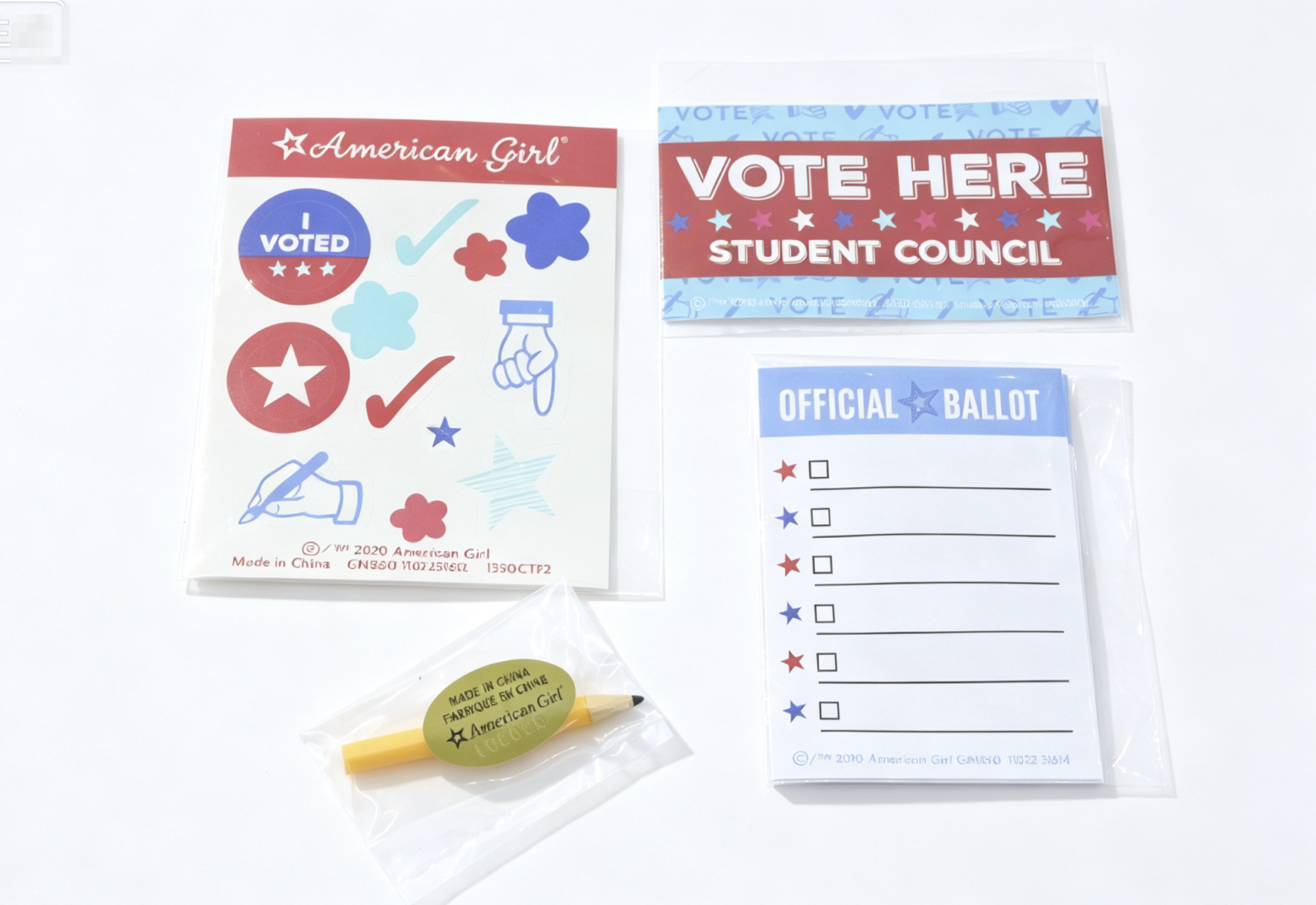 【Student Council Election Set Accessories for 18" Doll】 Secondary image