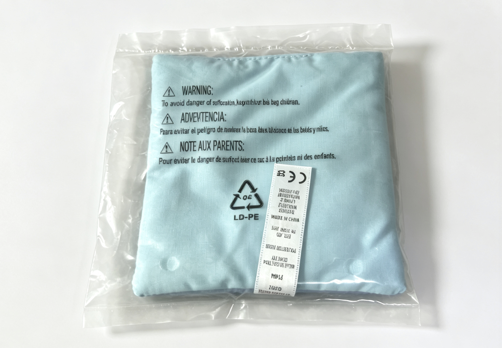 【 Light Blue Pet Blanket with Sugar Embroidery for 18‘’ Doll Pet Accessory】 Secondary image