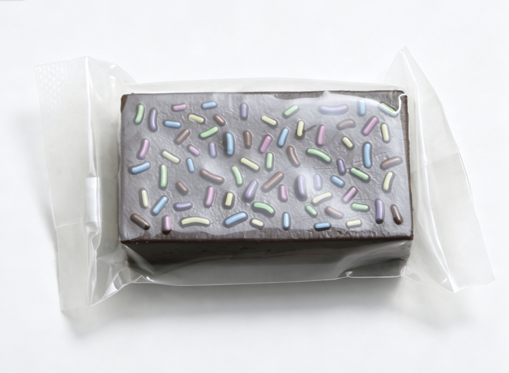 【A brownie sprinkles dessert pacman for 18'' doll food PAC-MAN】