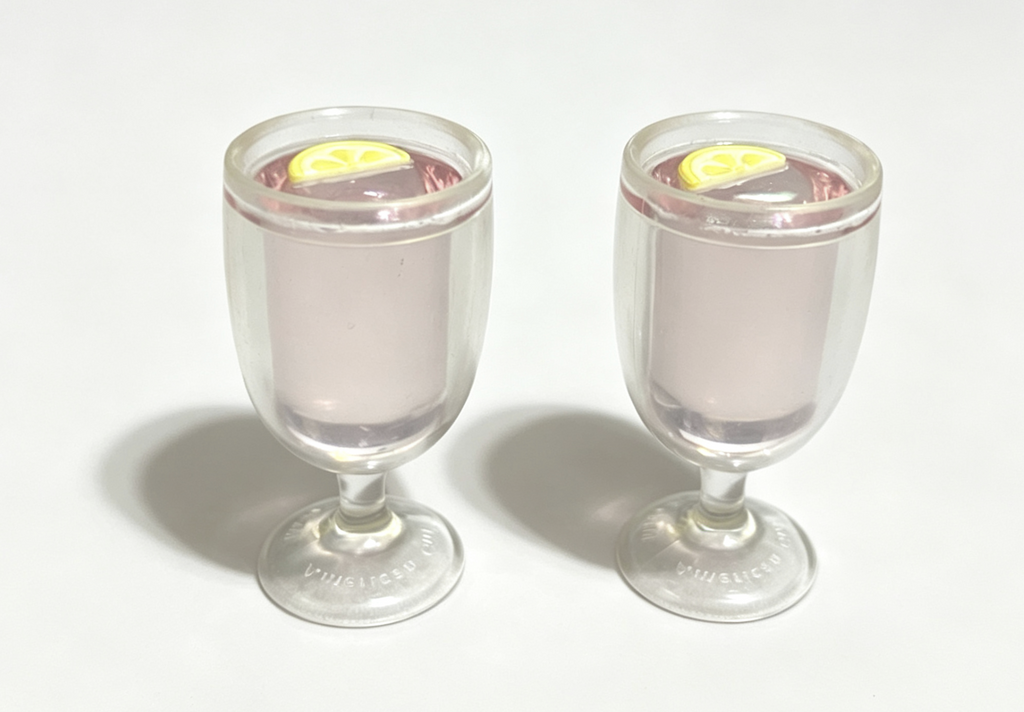 【2pcs Lemonade juice cup for 18" doll Party Treat Set】