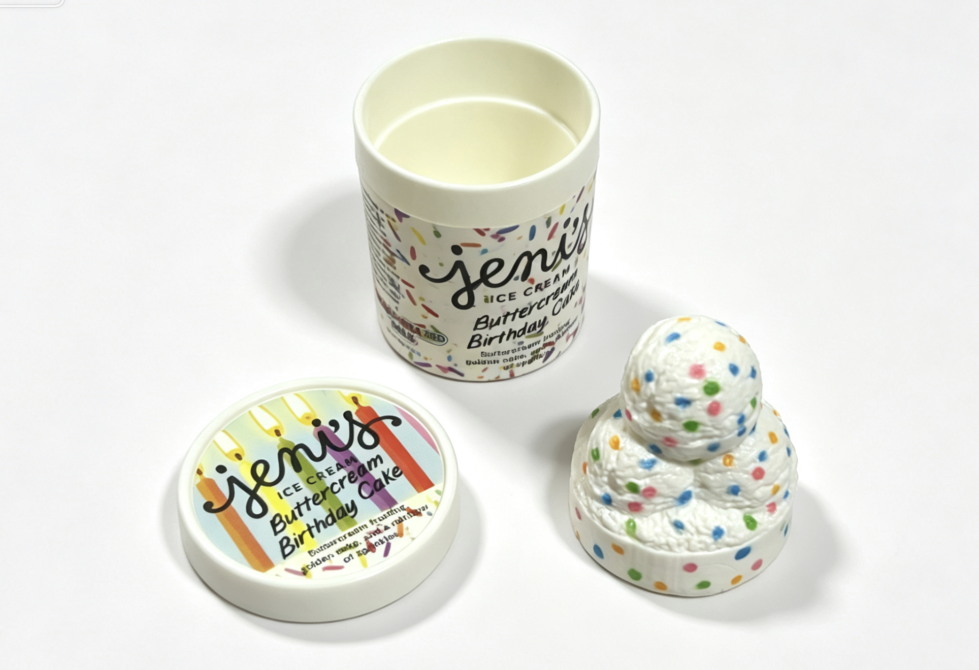 【Ice Creams Splendid Tote Blackout & Chocolate Pint for 18'' doll】 Secondary image