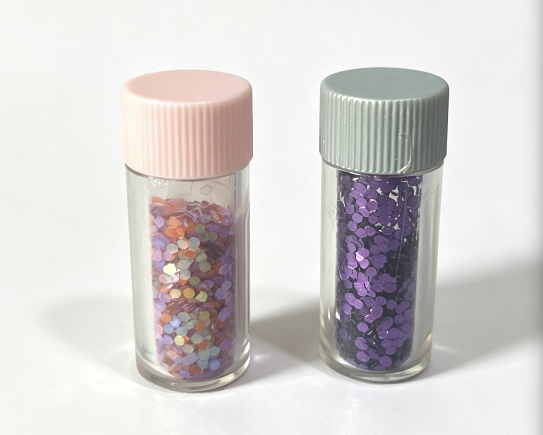 【2 containers of sprinkles purple & rainbow for 18'' doll】 Secondary image