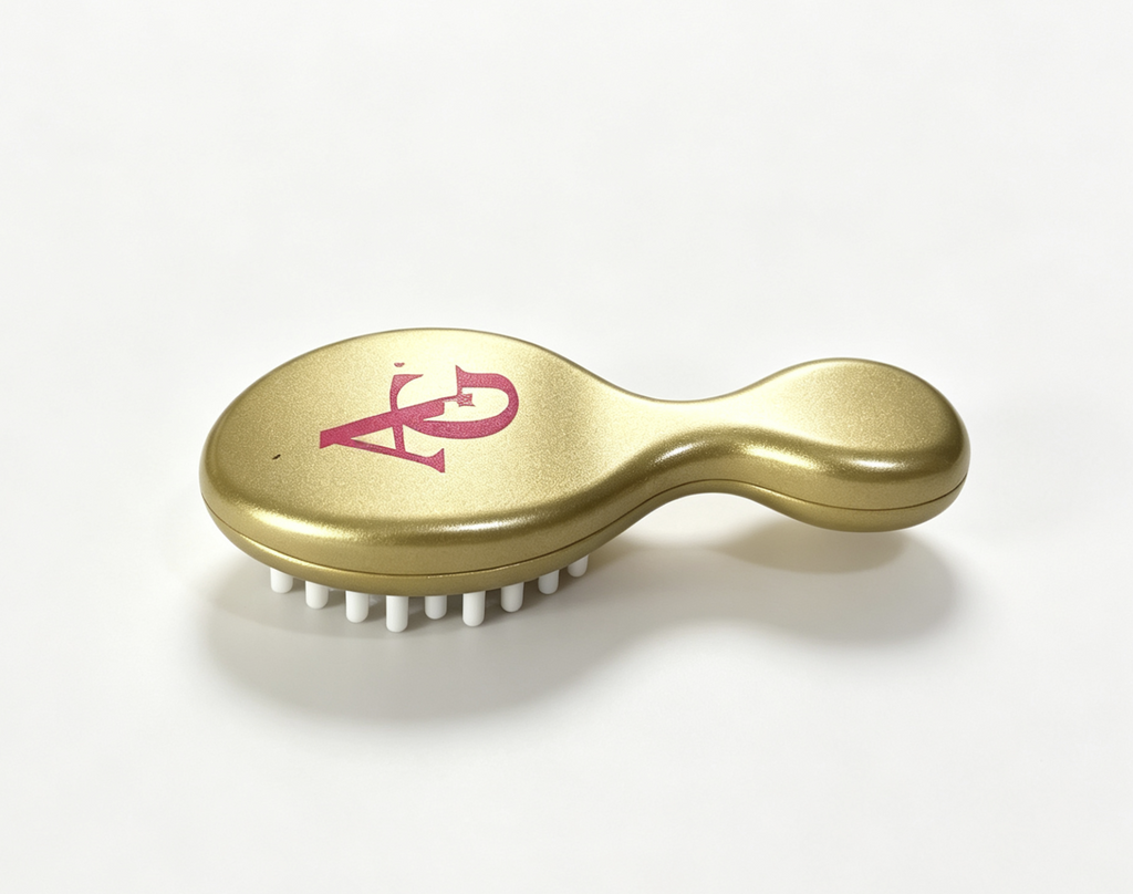 【Golden Hair Brush For 18'' Doll Hair Styling Doll Accessories】