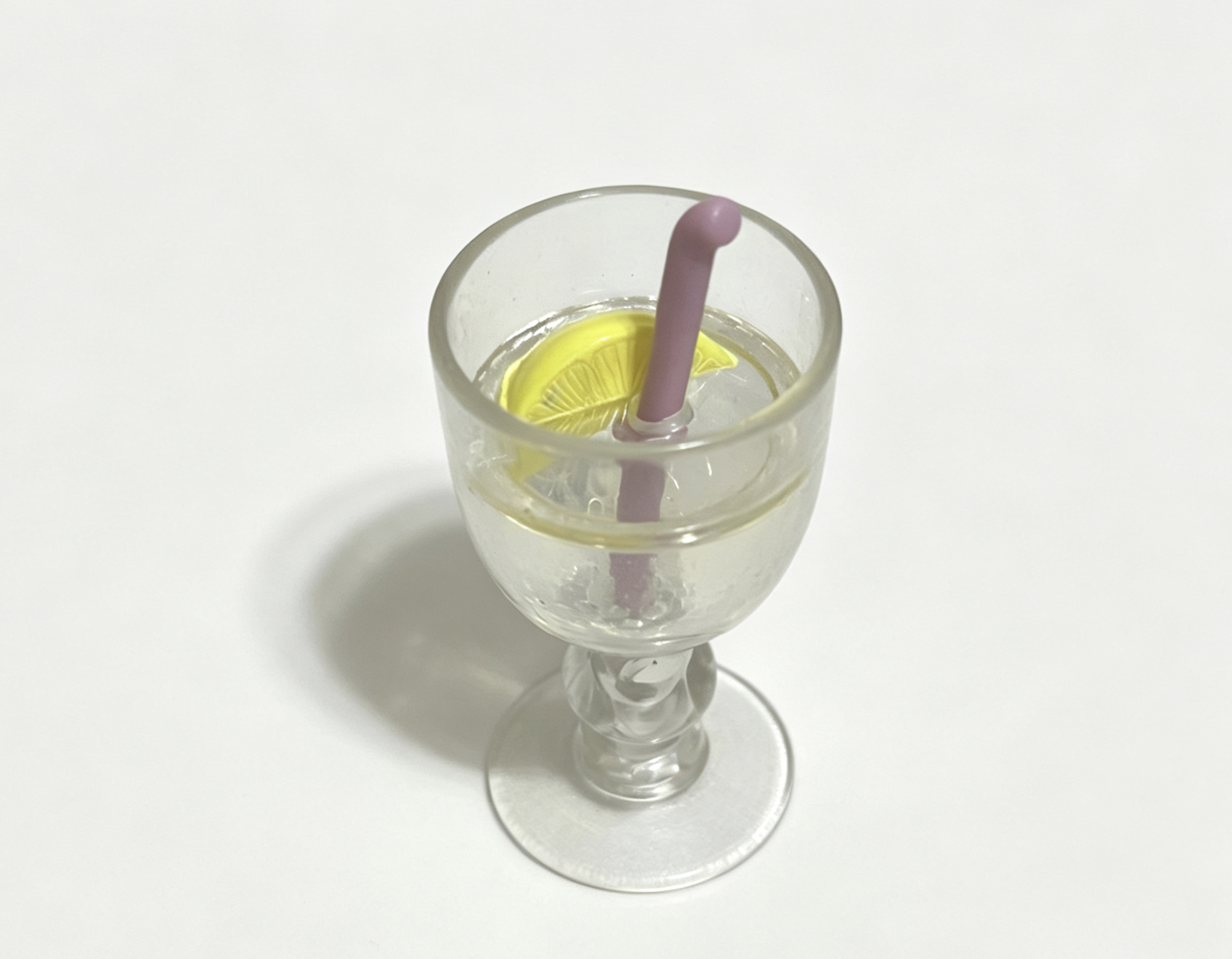 【Cup of lemonade juice straw for 18'' doll Spaghetti Dinner 】 Secondary image