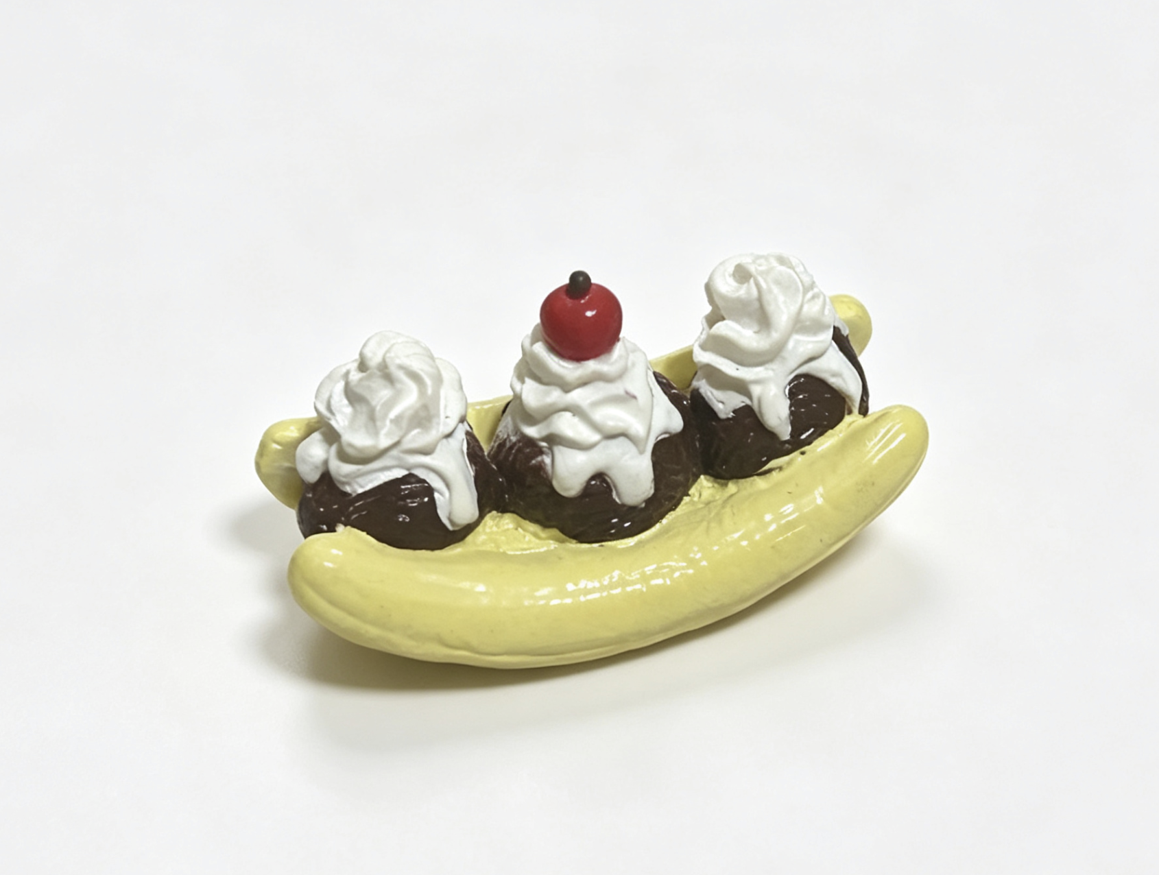 【ice cream banana split for 18'' doll diner dessert】Third-Party Products Secondary image