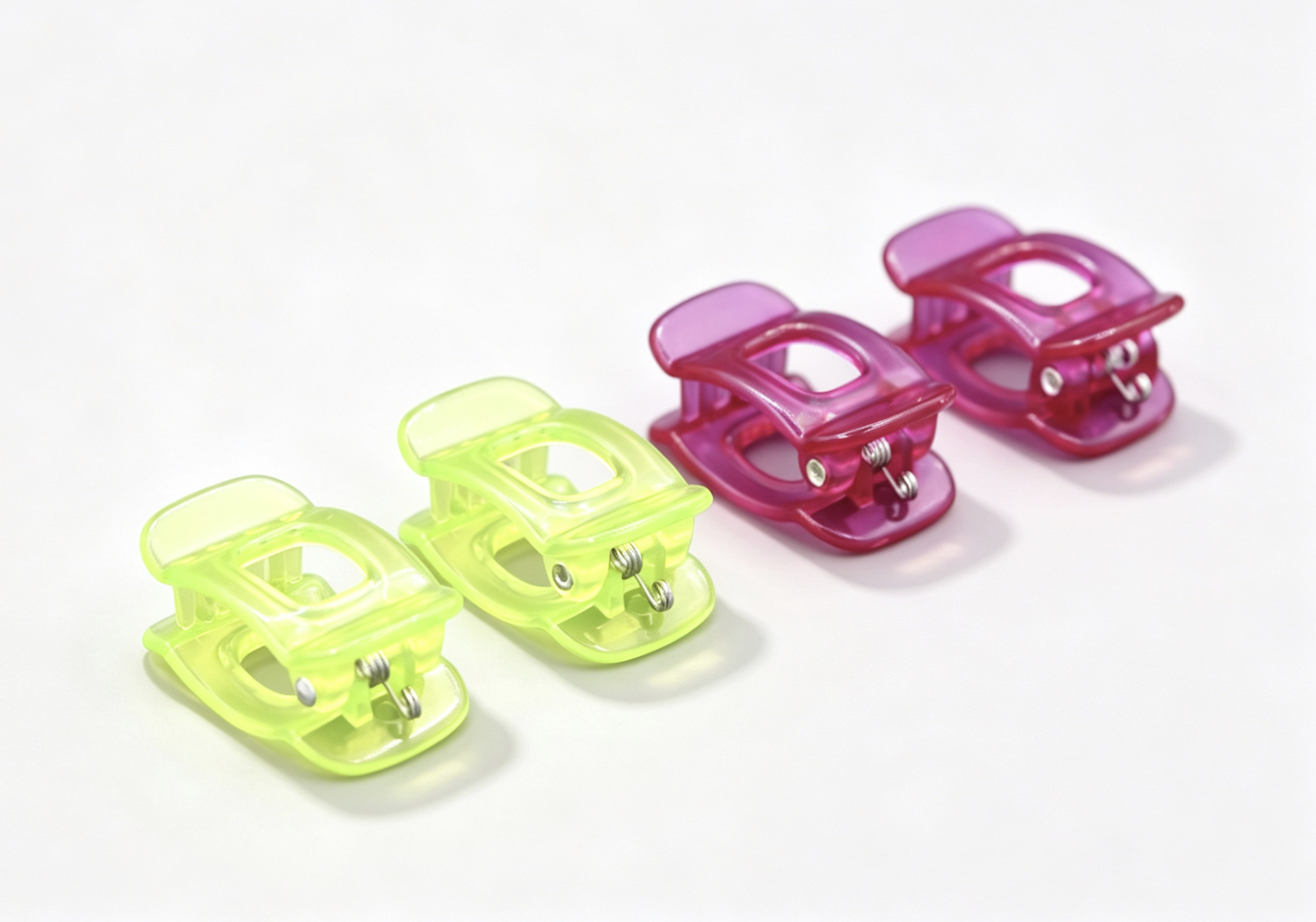 【Set 4 claw clips for 18'' doll BLUE HAIRSTYLING CADDY】 Main image