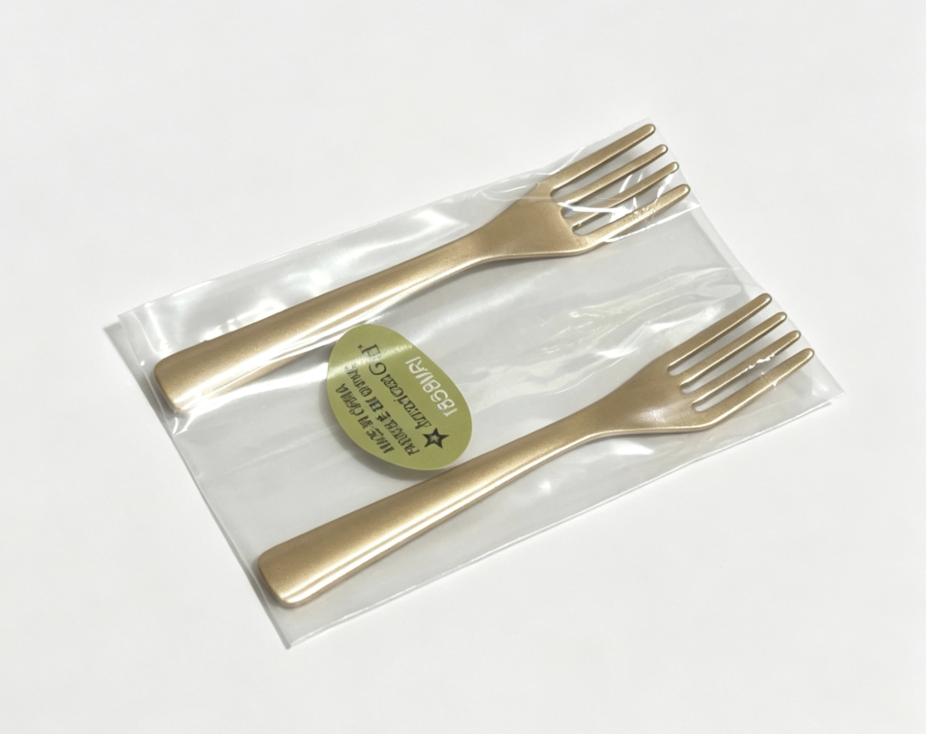 【2pcs copper fork from Blaire farmhouse restaurant for 18'' doll】 Main image