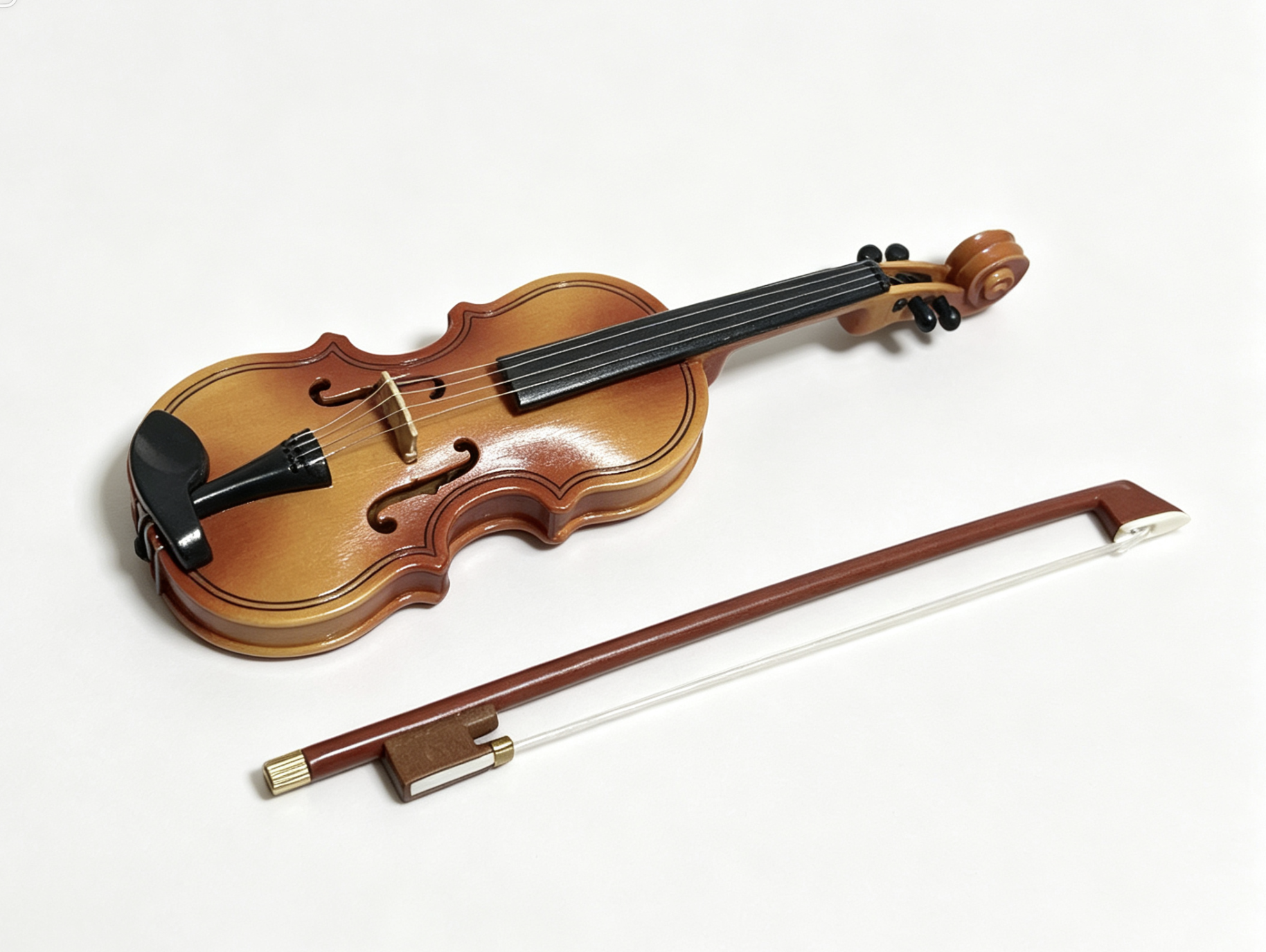 【Violin with Bow Musical Instrument Accessory For 18'' Doll】 Main image