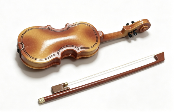 【Violin with Bow Musical Instrument Accessory For 18'' Doll】