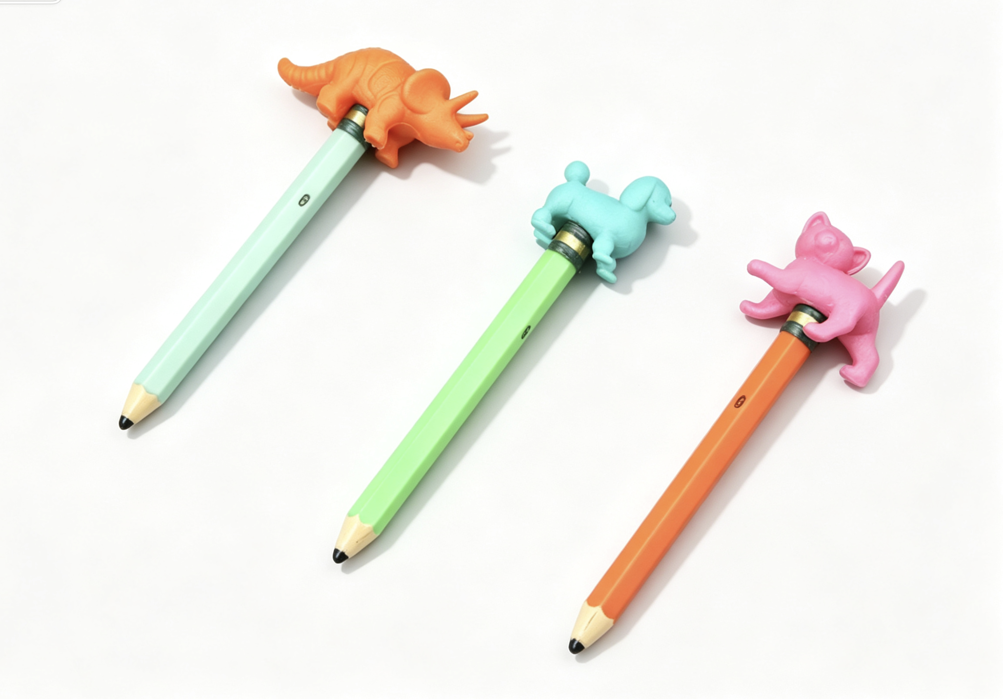 【3pcs pencil & Eraser SET for 18'' doll Courtney’s School Supply】 Main image
