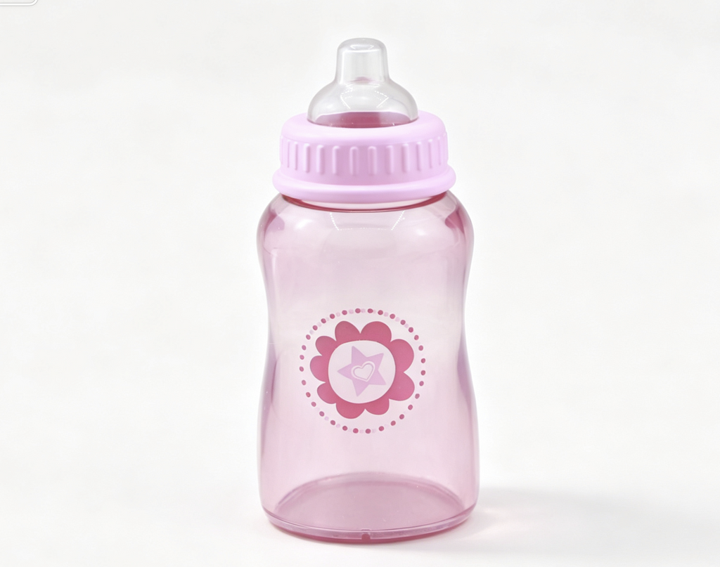【A feeding BOTTLE Pink Star Flower for 15‘’ DOLL】