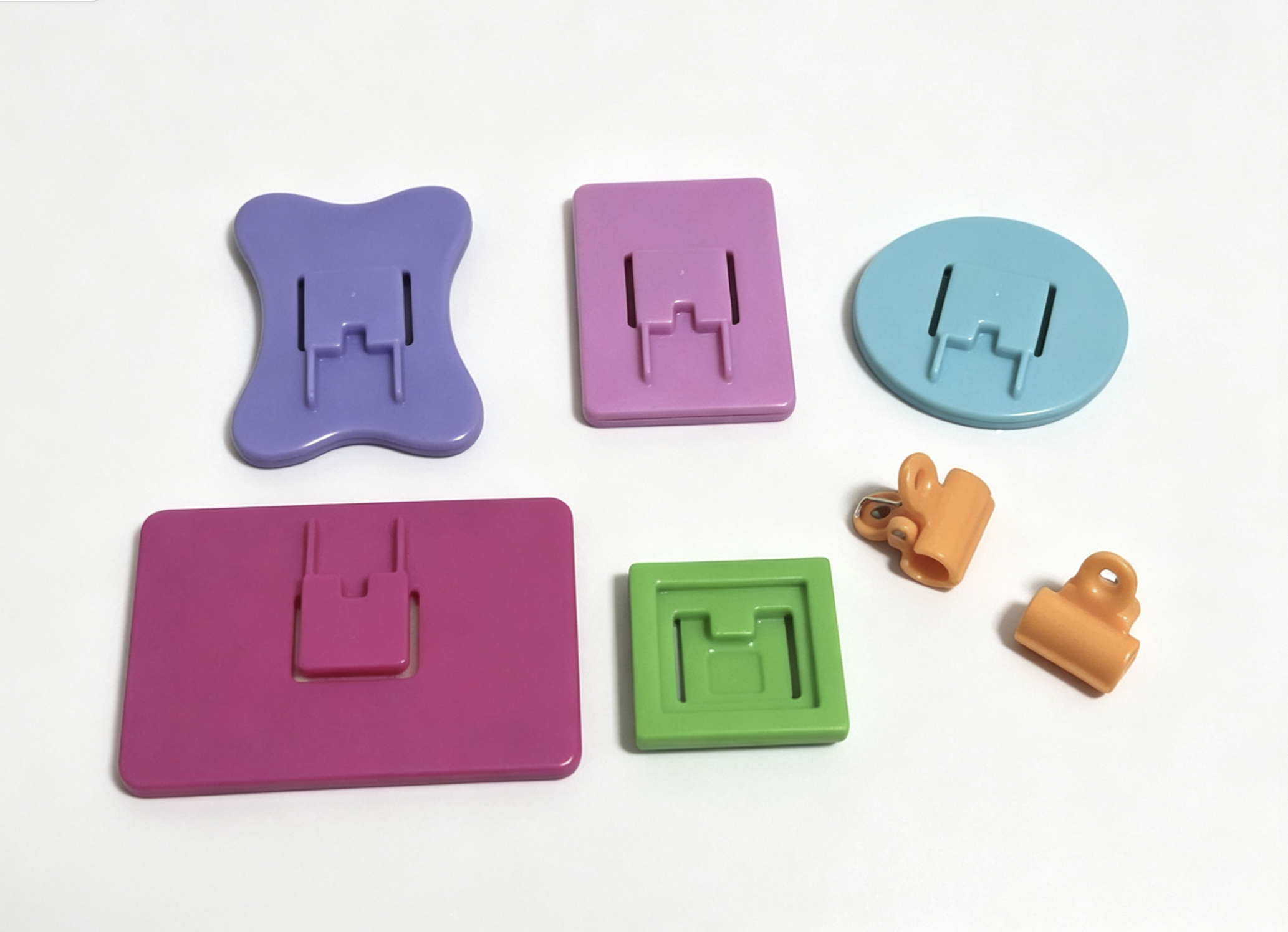 【4 colorful frames & 2 clips & Mirror for 18" doll School Locker Set】 Secondary image