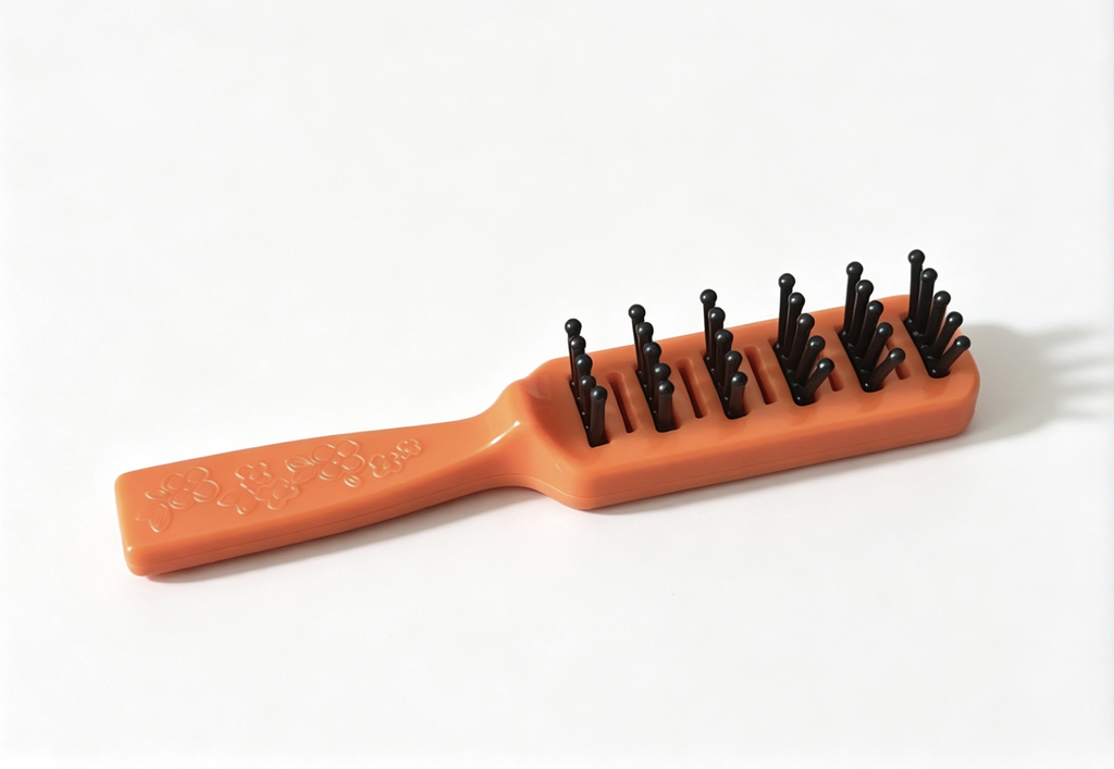 【A orange comb for 18'' doll Julie brush】