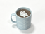 【Snowflake Hot Cocoa Mug Play Food for 18" Doll Silly Hanukkah Sweater】
