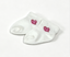 【A pair of white socks with heart for 14.5" doll】