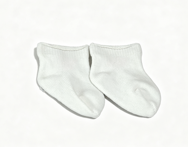 【A pair of white socks with heart for 14.5" doll】