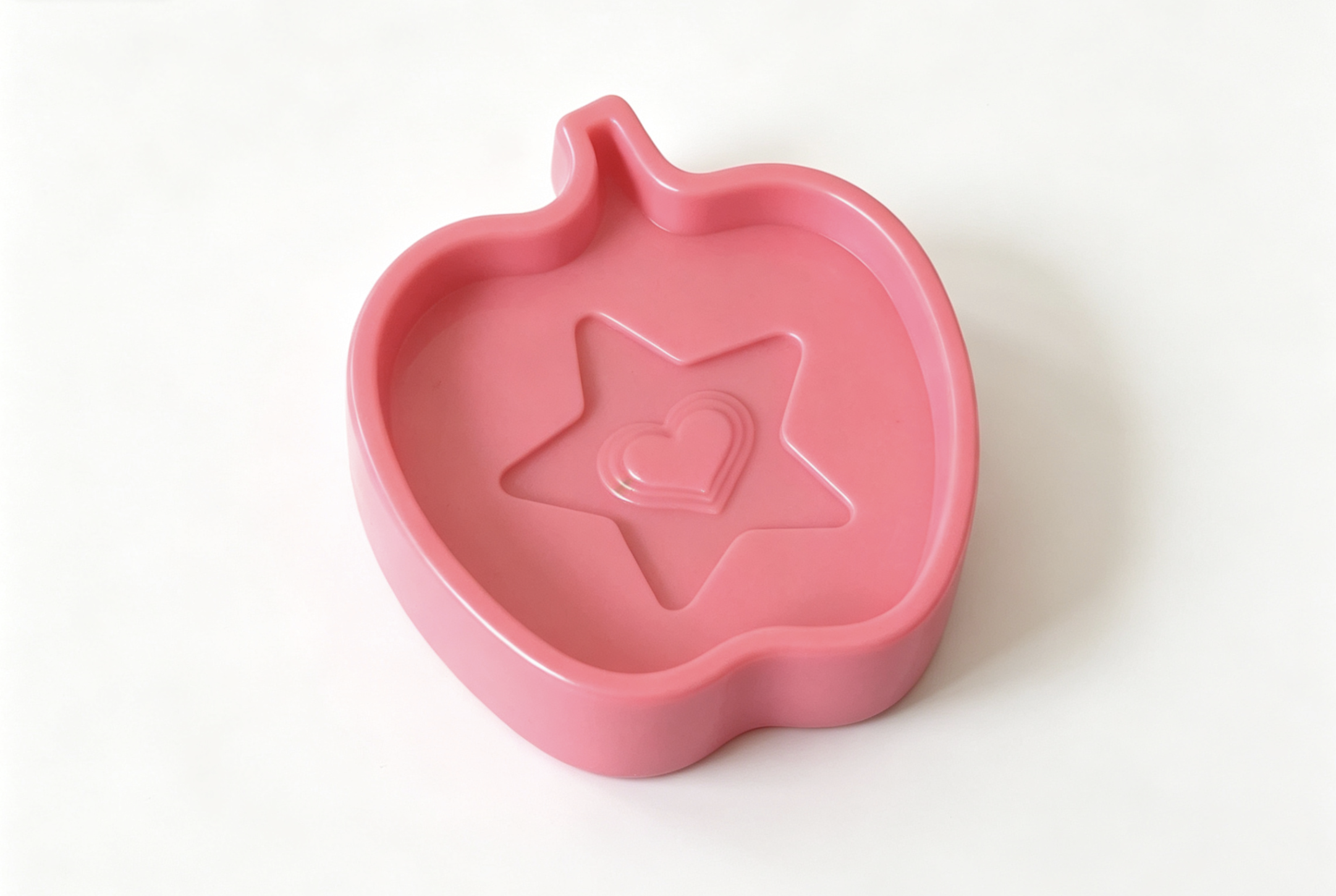 【Pink Apple Fruit Shaped Cookie Cutter Pretend Play Baking Accessory for 18'' Doll】