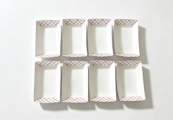 【8 paper trays for 18'' doll Campus Snack Cart tray】
