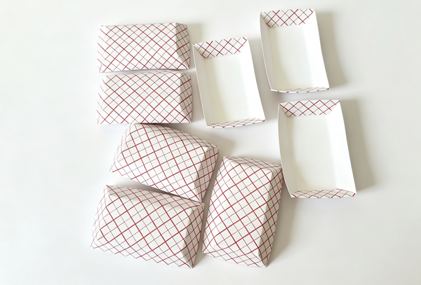 【8 paper trays for 18'' doll Campus Snack Cart tray】