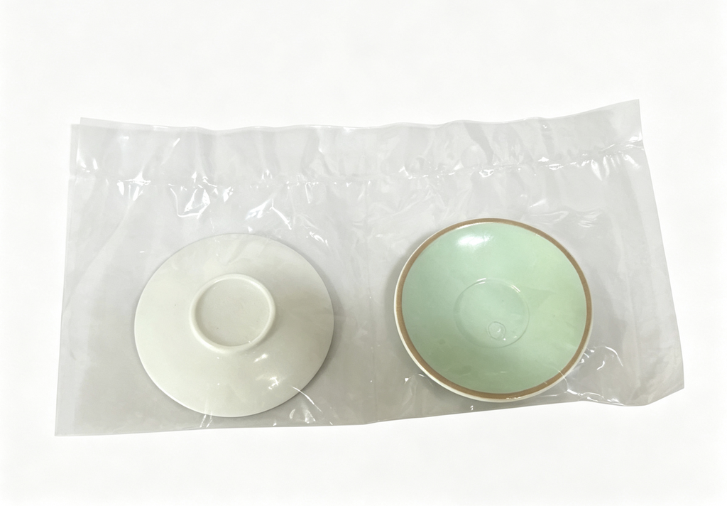 【2pcs Simulation Dish Plate For 18'' Doll Pretend Play Kitchen Food Props】