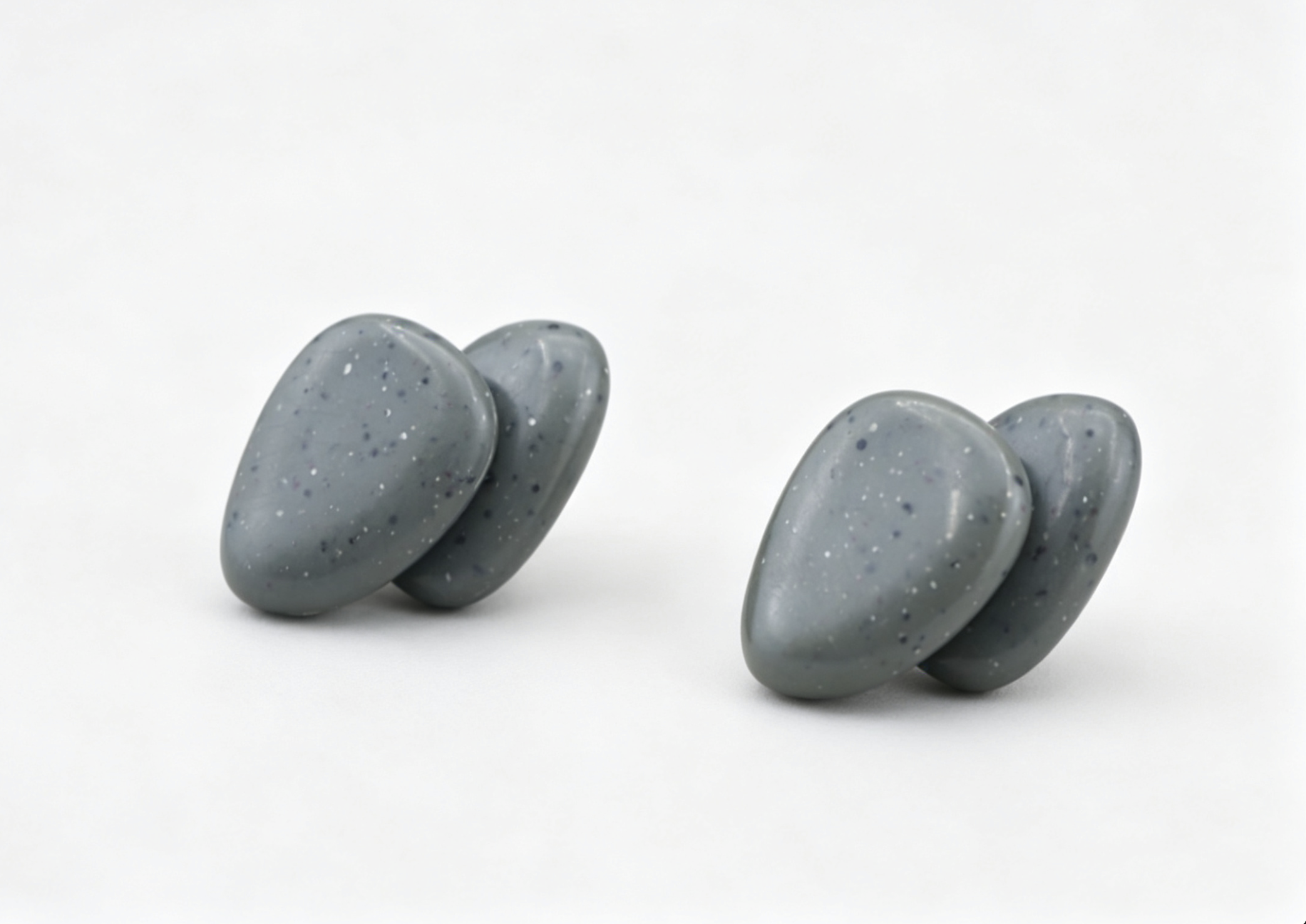 【Set 2 'ili 'ili River Stone Nanea Hula Implements for 18'' doll】