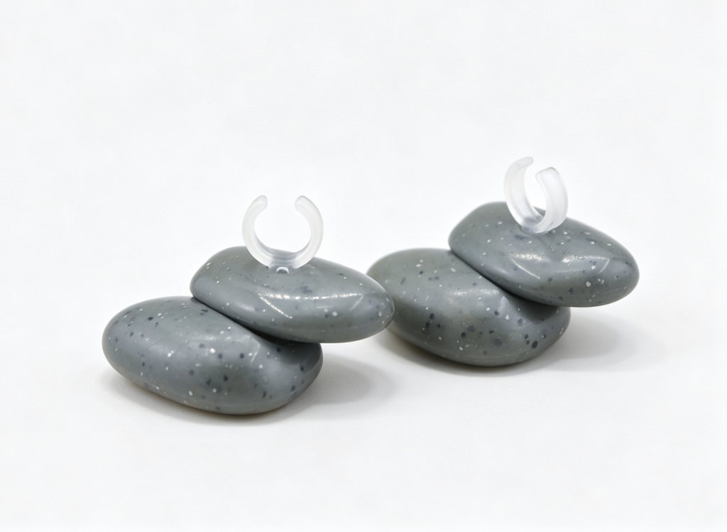 【Set 2 'ili 'ili River Stone Nanea Hula Implements for 18'' doll】