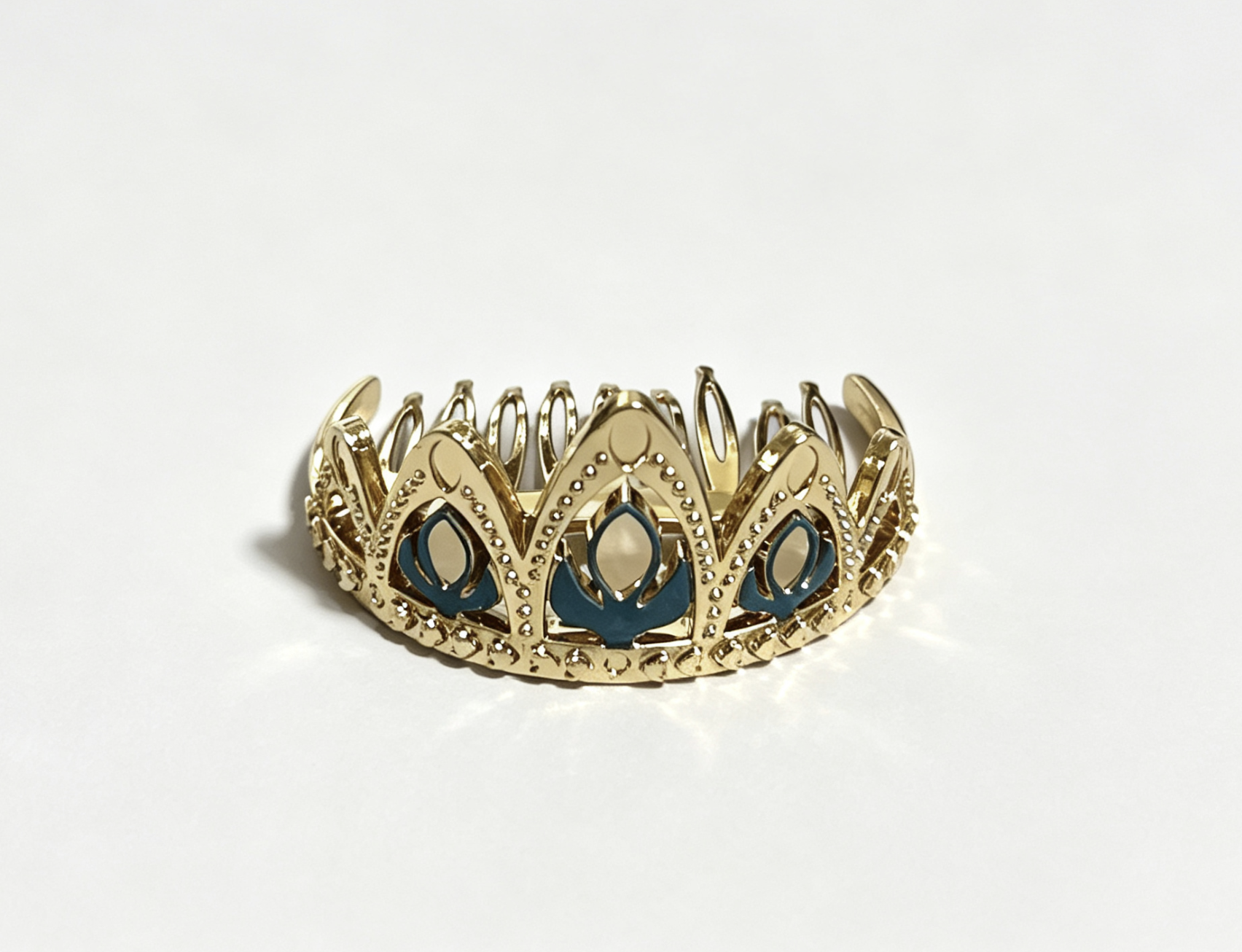 【Plastic Gold Princess Crown Hair Comb Accessory for 18'' Doll】