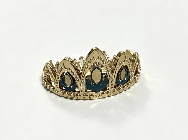 【Plastic Gold Princess Crown Hair Comb Accessory for 18'' Doll】